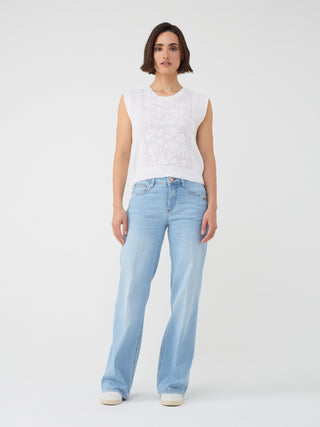 Jeans "94Amelie Wide" - Chilled Blue