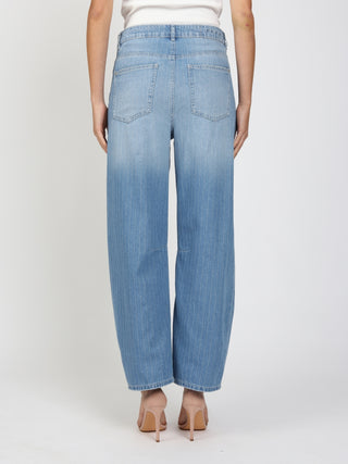 Barrel Jeans "94Sarina" - Summer Stripe