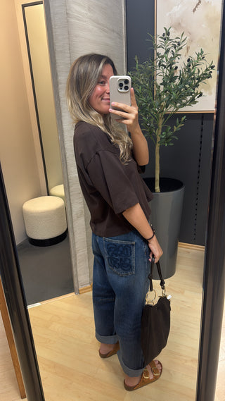 Ballon Jeans "Madie Kahiki" - Blue Monogramm