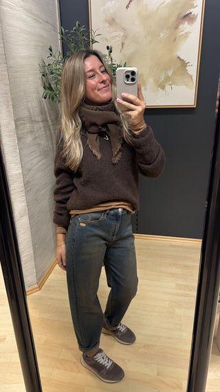 Barrell Jeans o-shape fit “Ida“ - Tinted Brown