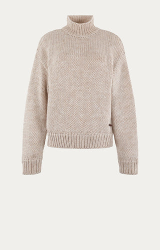 Grobstrick Pullover "Bonnie" - Light Beige