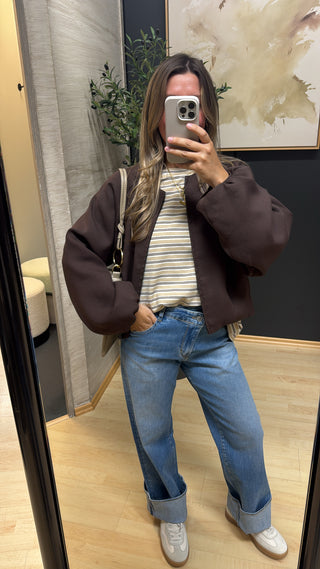 Jacke "Esteriane" - Braun