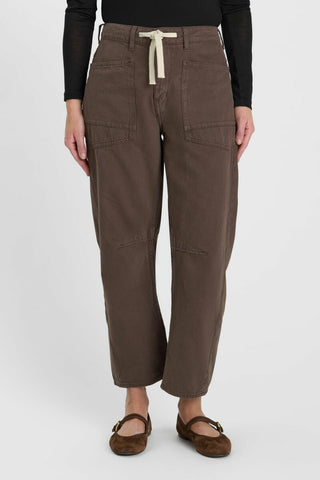 Ballon Jeans "Madie" Front Pockets - Choco