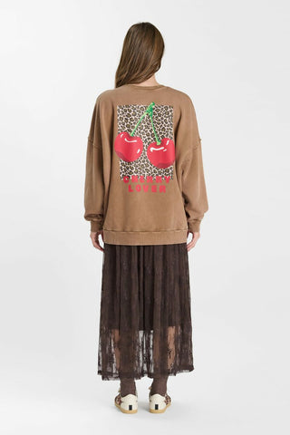 Oversize Leo Sweater "Mery" - Coffee