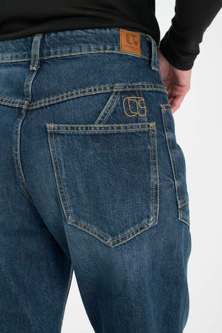 Ballon Jeans "Madie" Front Pockets - Dark Blue