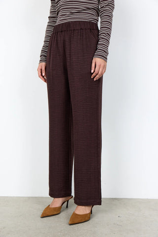 Leichte Hose "Charissa" - Dark Brown