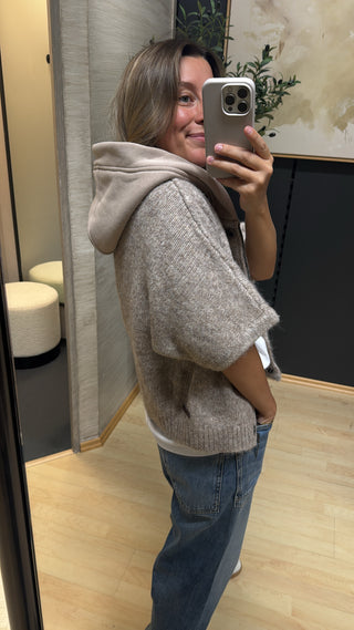 Cardigan "Timmy" - Taupe