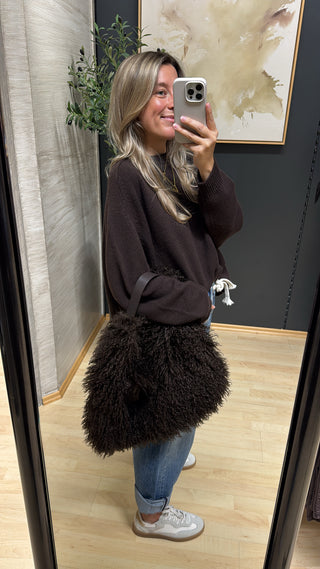 Felltasche “Gusta“ - Braun