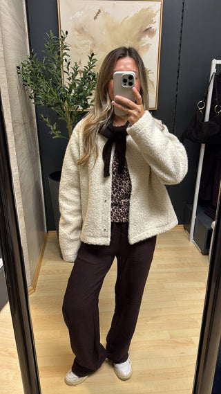 Bouclé-Jacke "Shaima-11"