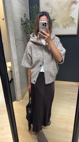 Cardigan "Timmy" - Taupe