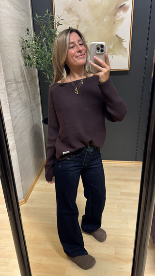 Rippstrick Pullover "Leya"