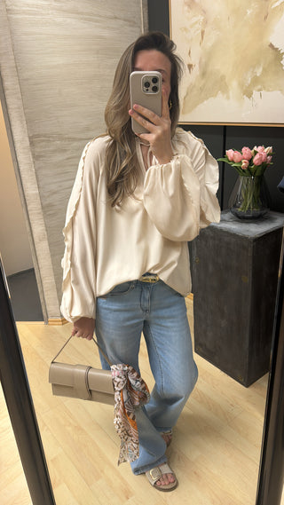 Bluse mit Rüsche "Barbel6"