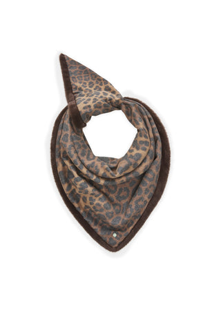 Dreieckstuch Leo & Fake Fur