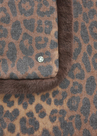 Dreieckstuch Leo & Fake Fur