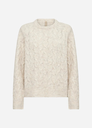 Zopfmuster Pullover “Heida “ - Sand