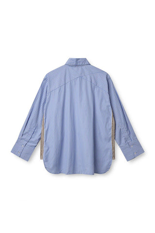 Oversized Hemdbluse gestreift "Henne"