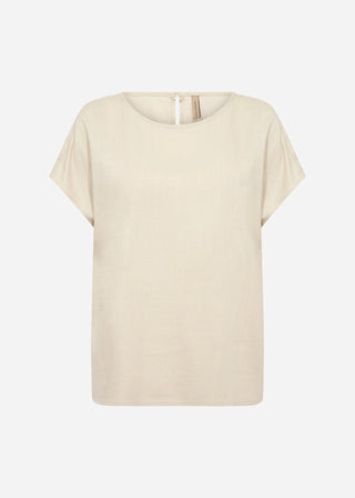 Blusen Shirt Kurzarm "Rozalia5" - Beige