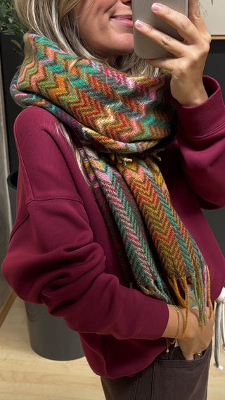 Schal Zickzack - MULTICOLOR