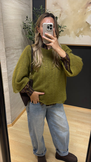 Feiner Kid Mohair Pullover "HelinAS" 3/4 Arm