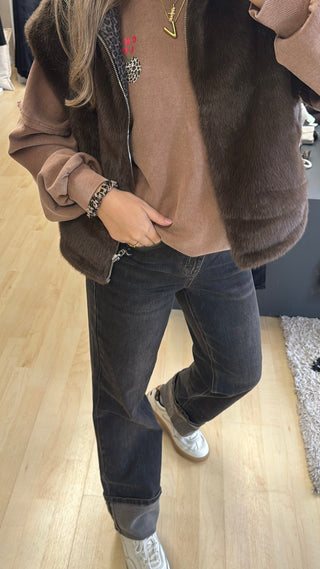 Jeans “Kim“ - Brown Tinted