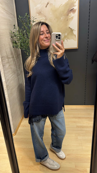 Cashmere Stehkragenpullover "Alana"