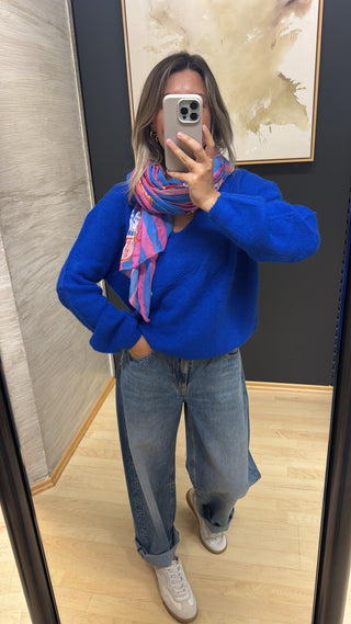 Baby Alpaca Pullover V-Neck "PinaAS"