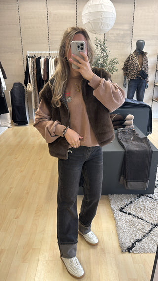 Jeans “Kim“ - Brown Tinted