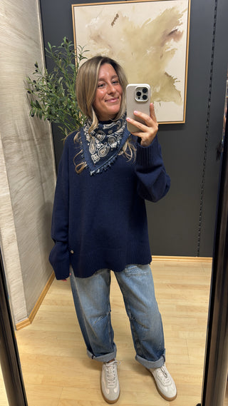 Cashmere Stehkragenpullover "Alana"
