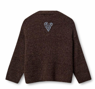 Strickjacke "Ellen" - Braun