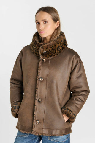 Wendejacke Teddy Leo - Braun