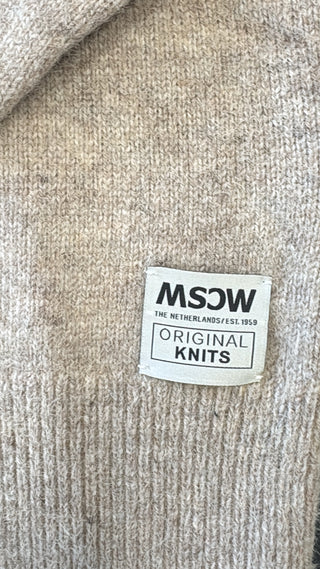 Stehkragen Pullover “Jules“ - Beige meliert