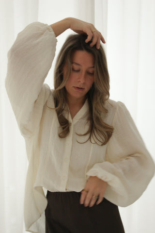 Bluse "Blanka Amrita" - Offwhite