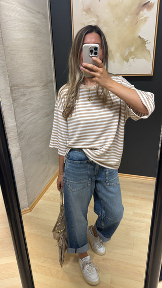 asmo-streifen-shirt-damen-beige-weiß-gestreift-3/4arm