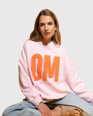 Sweatshirt mit Teddy Print