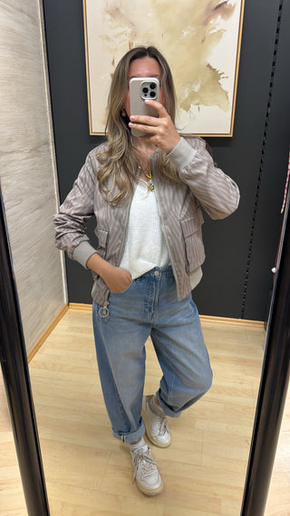 Bomberjacke "ZHJulie" - Zebra Dark Sand