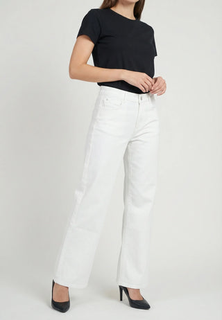 Wide Leg Jeans Pulp High - White