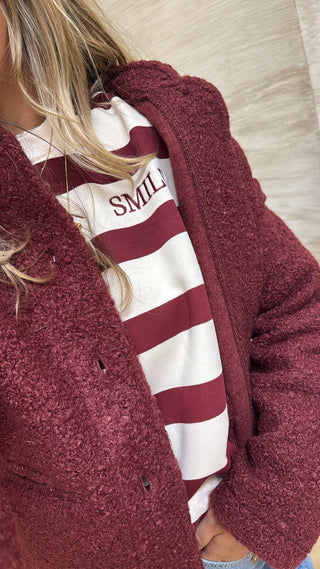 burgunder-boucle-smile-sweater-jacke-damen-asmo