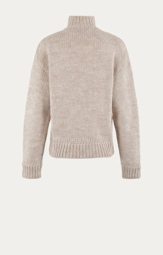 Grobstrick Pullover "Bonnie" - Light Beige