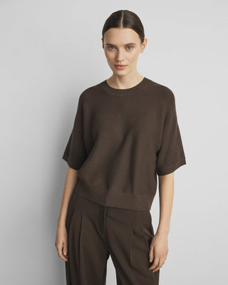 Kurzarm Strickpullover "Thamira"
