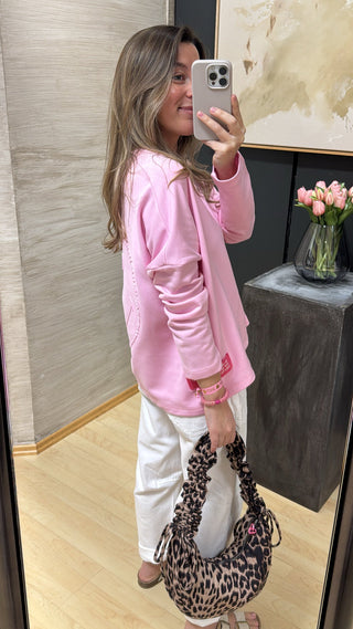pinker-smiley-sweater-sweatshirt-damen-langarm-pink-theshirtproject-asmo