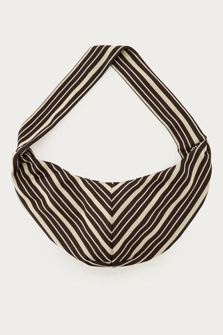 Gestreifte Bauchtasche