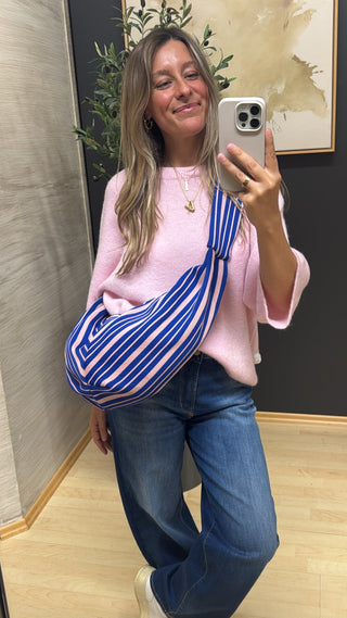 tasche-gestreift-royalblau-rosa-bodybag-asmo