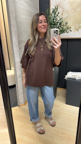 Heavy T-Shirt - Braun